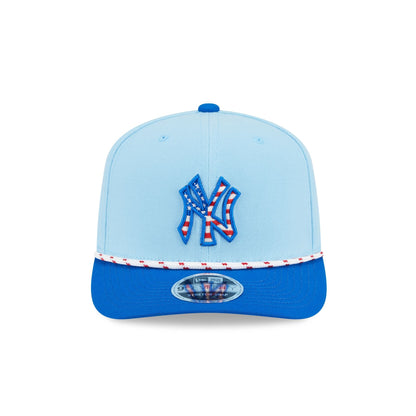 New York Yankees Independence Day 2025 9SEVENTY Stretch-Snap Hat