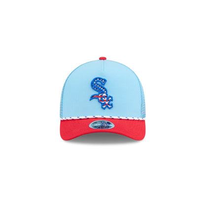 Chicago White Sox Independence Day 2025 Kids 9FORTY M-Crown A-Frame Trucker Hat
