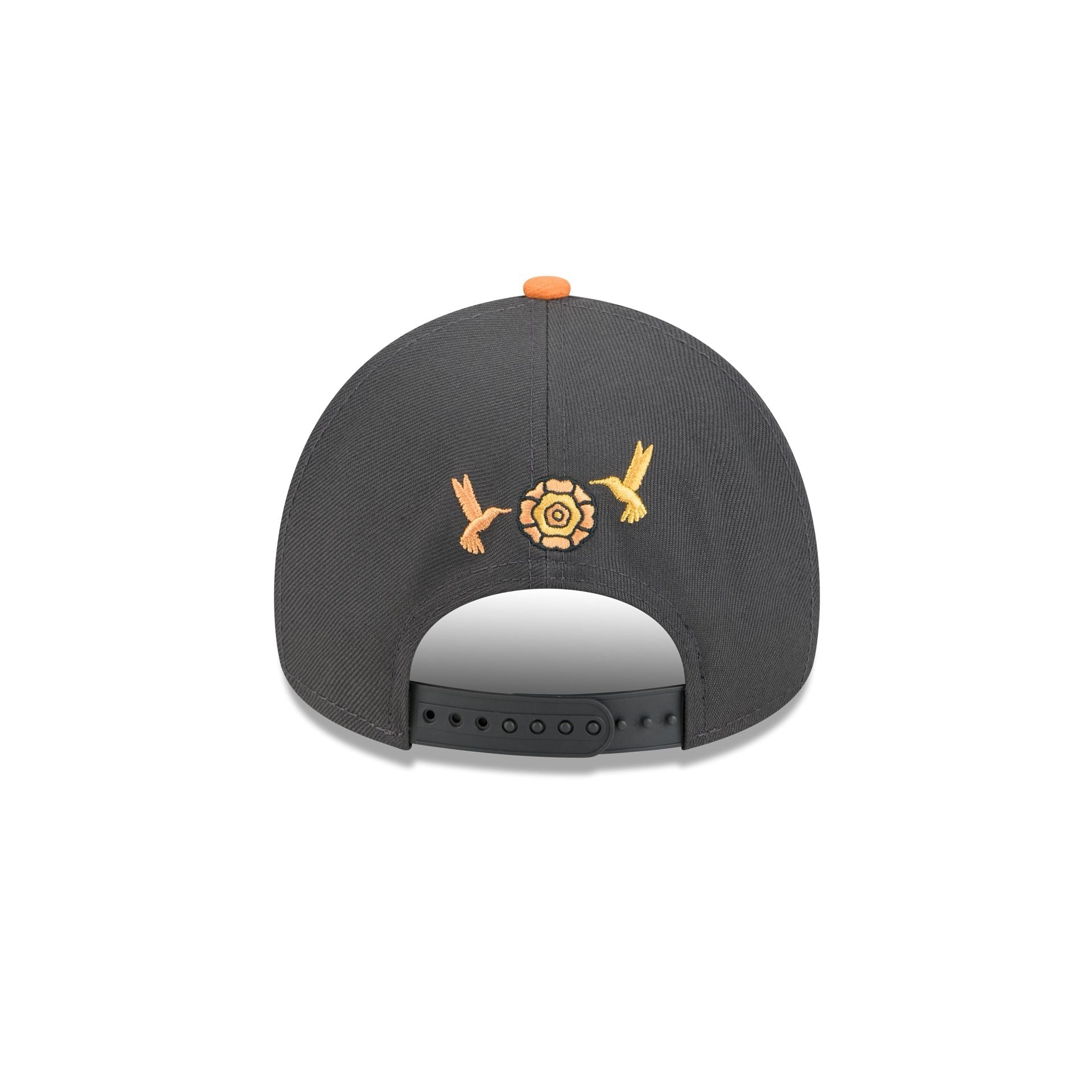 New York Yankees Day of the Dead Graphite 9FORTY A-Frame Snapback Hat