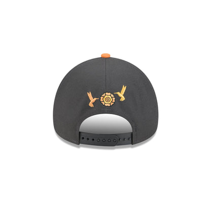 New York Yankees Day of the Dead Graphite 9FORTY A-Frame Snapback Hat