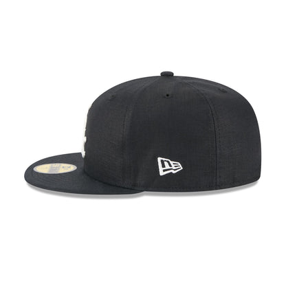 Team Linen Chicago White Sox 59FIFTY Fitted Hat
