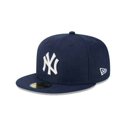 Team Linen New York Yankees 59FIFTY Fitted Hat