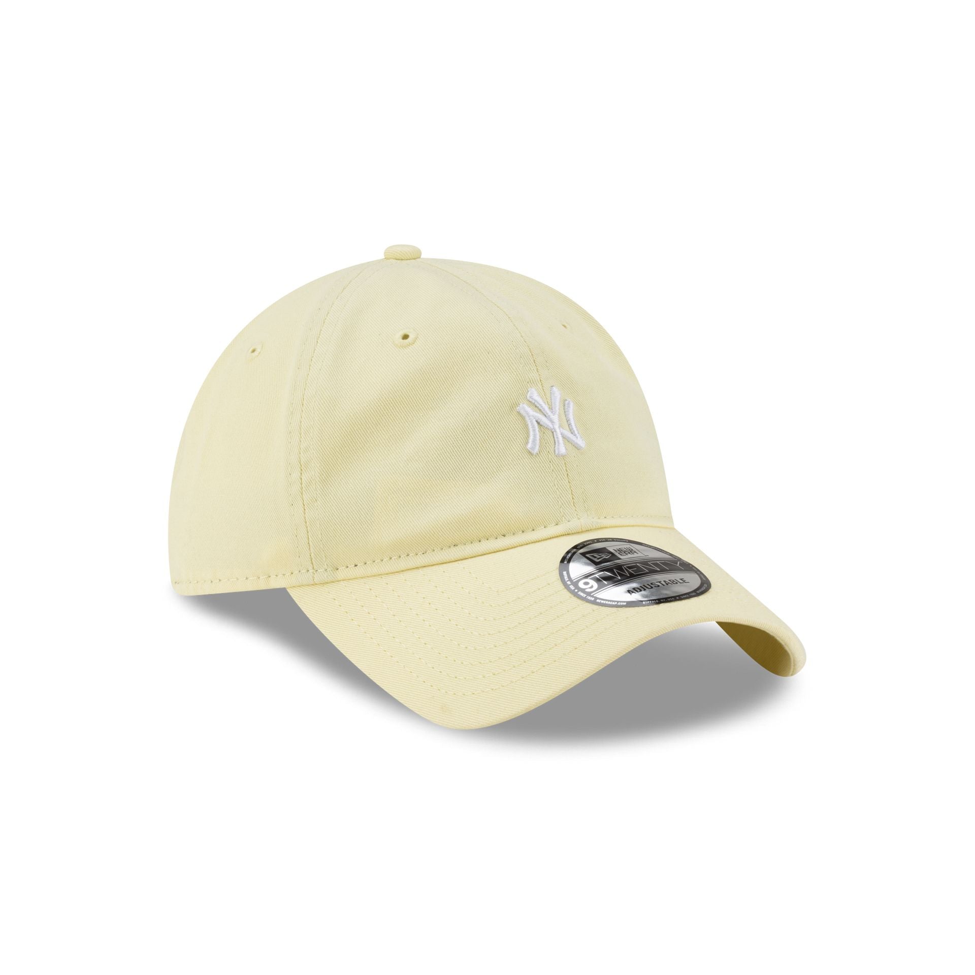 New York Yankees Mini Logo Pastel Yellow 9TWENTY Adjustable Hat