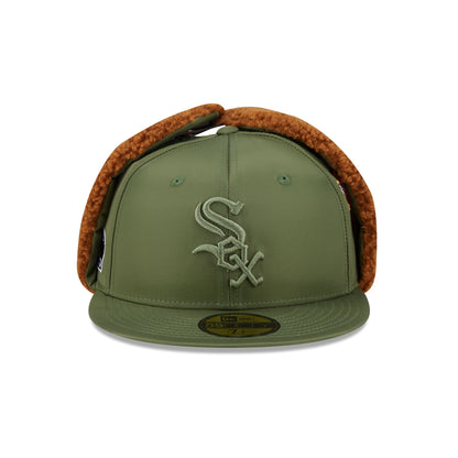 Alpha Industries x Chicago White Sox Olive Green Dog Ear 59FIFTY Fitted Hat