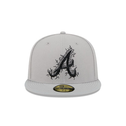 Atlanta Braves Cracked Cement 59FIFTY Fitted Hat