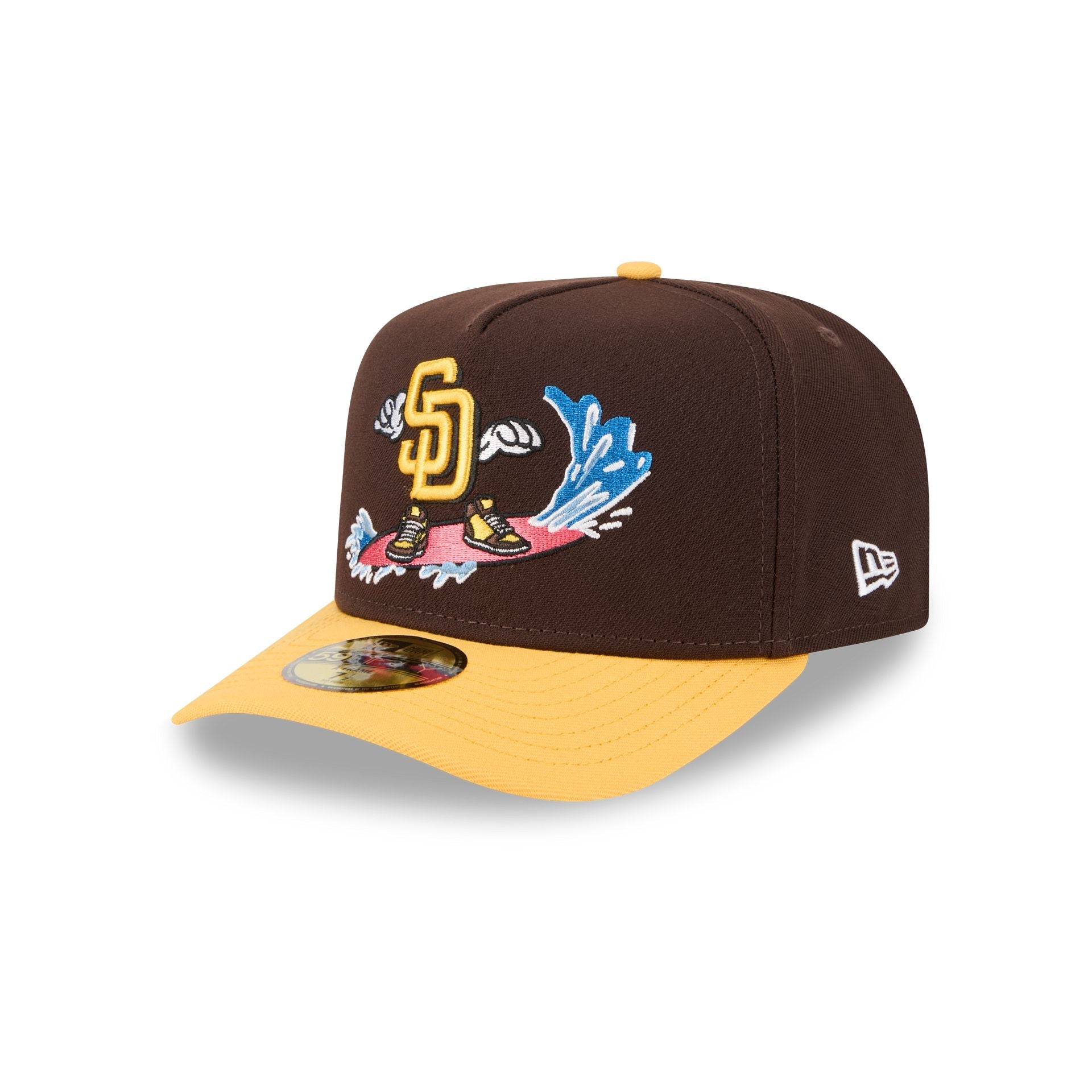 San Diego Padres Cartoon 59FIFTY A-Frame Fitted Hat