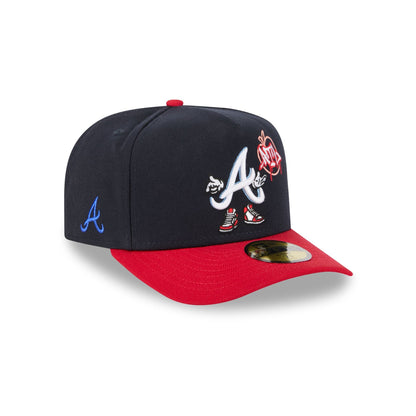 Atlanta Braves Cartoon 59FIFTY A-Frame Fitted Hat