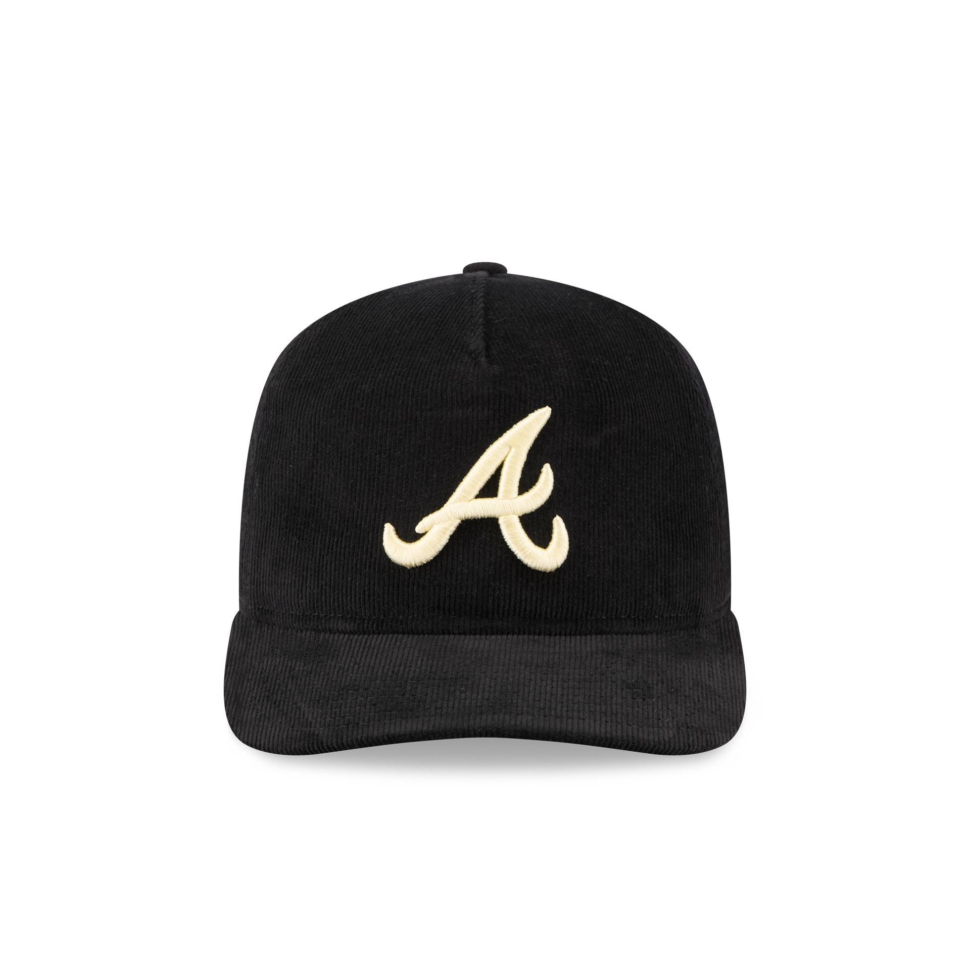 Atlanta Braves Nostalgic Black Corduroy 19TWENTY Adjustable Hat