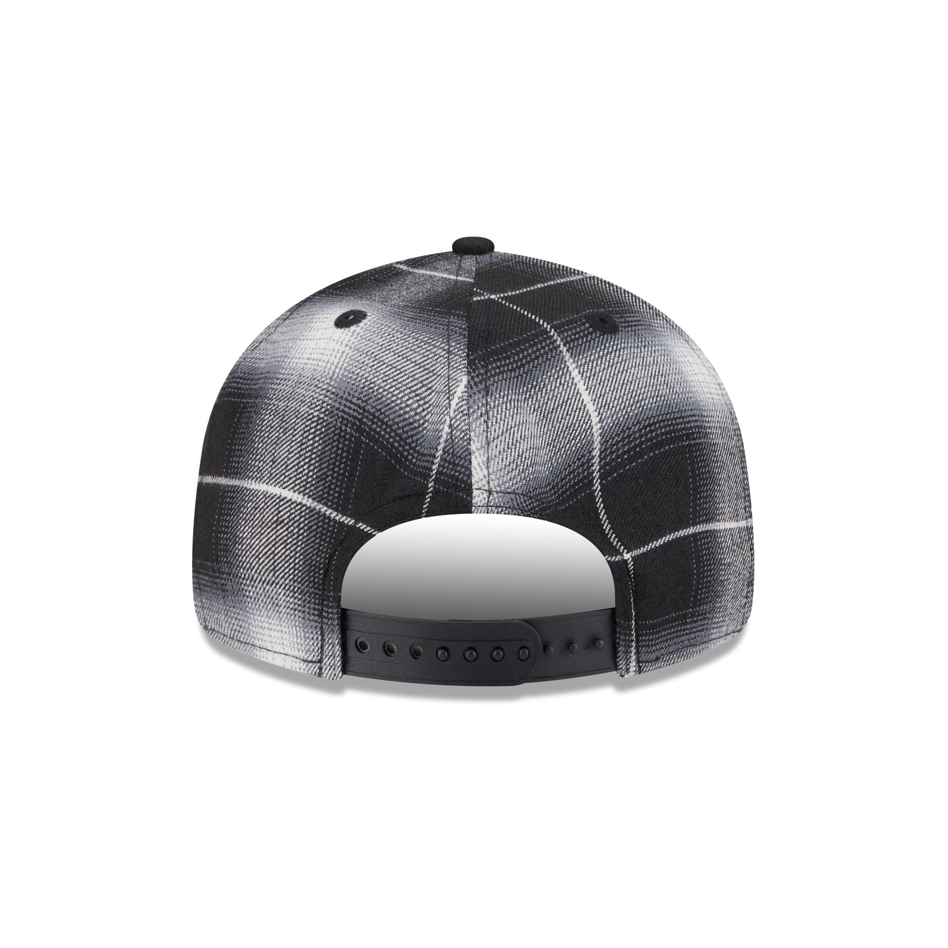 Chicago White Sox Black and White Plaid Retro Crown 9FIFTY Snapback Hat