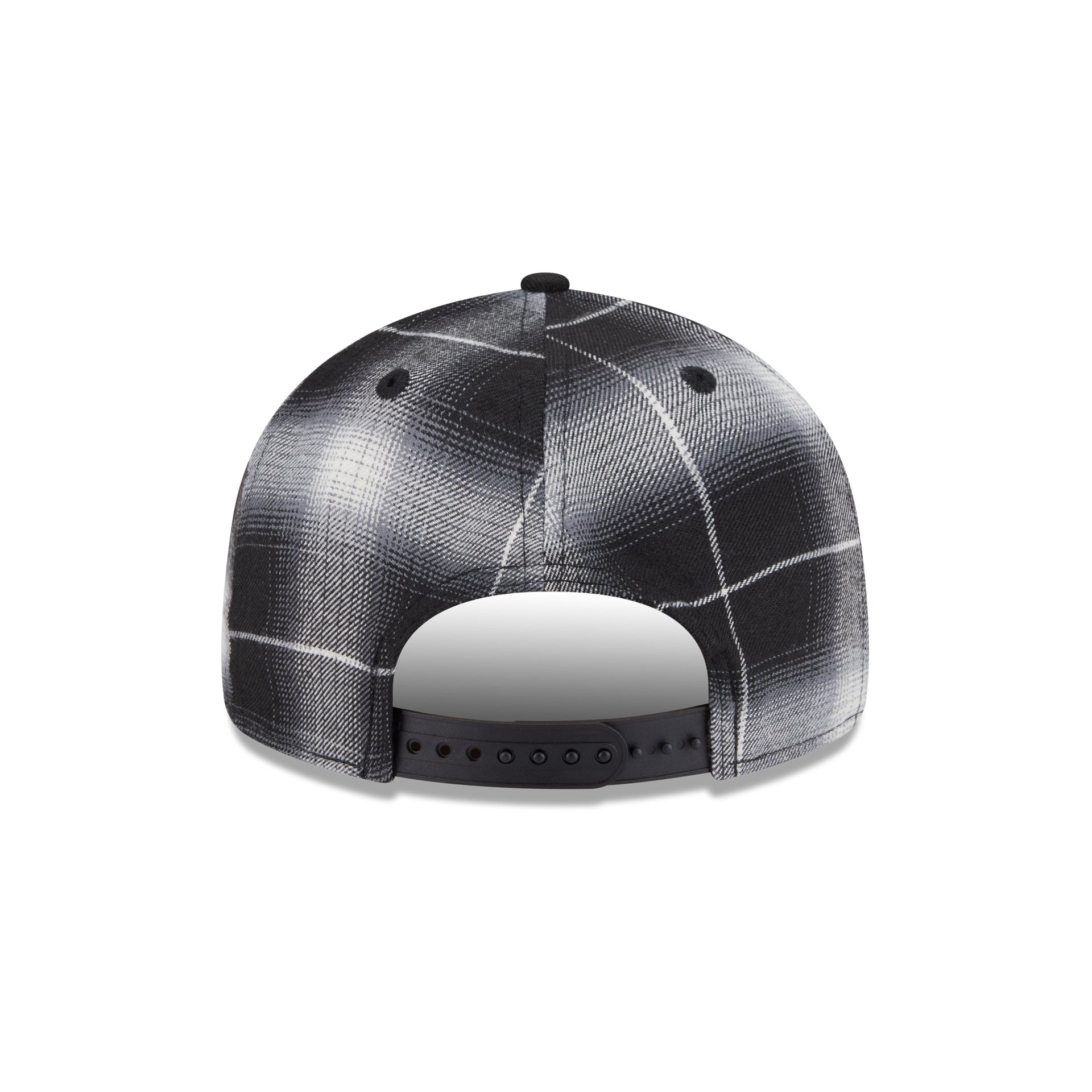 New York Yankees Black and White Plaid Retro Crown 9FIFTY Snapback Hat