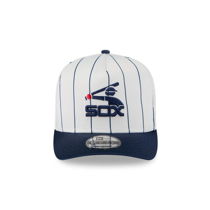 Chicago White Sox Satin Pinstripe 9FIFTY A-Frame Snapback Hat