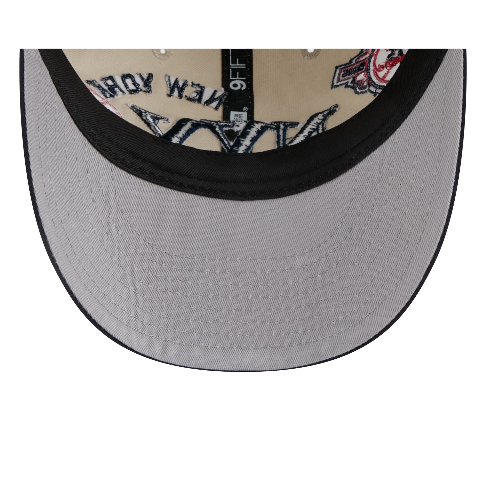 New York Yankees Scattered Patches Retro Crown 9FIFTY Snapback Hat