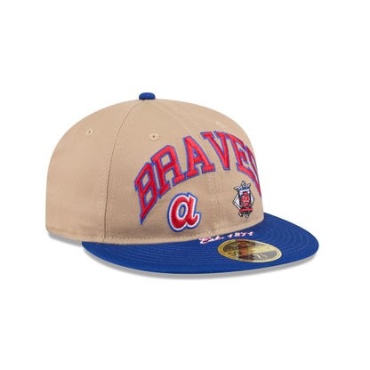 Atlanta Braves Camel Retro Crown 59FIFTY Fitted Hat