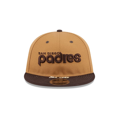 San Diego Padres Wheat Retro Crown 9FIFTY Snapback Hat