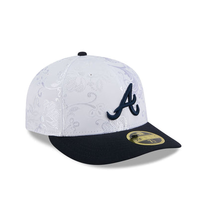Atlanta Braves Floral Shine Low Profile 59FIFTY Fitted Hat