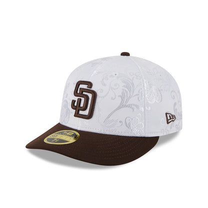 San Diego Padres Floral Shine Low Profile 59FIFTY Fitted Hat