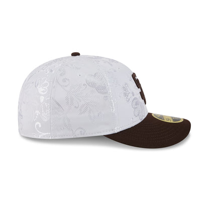 San Diego Padres Floral Shine Low Profile 59FIFTY Fitted Hat