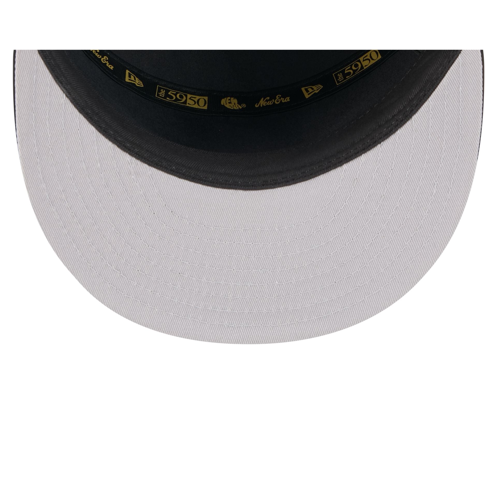 San Diego Padres Black Poly Rope Split Panel 59FIFTY Fitted Hat