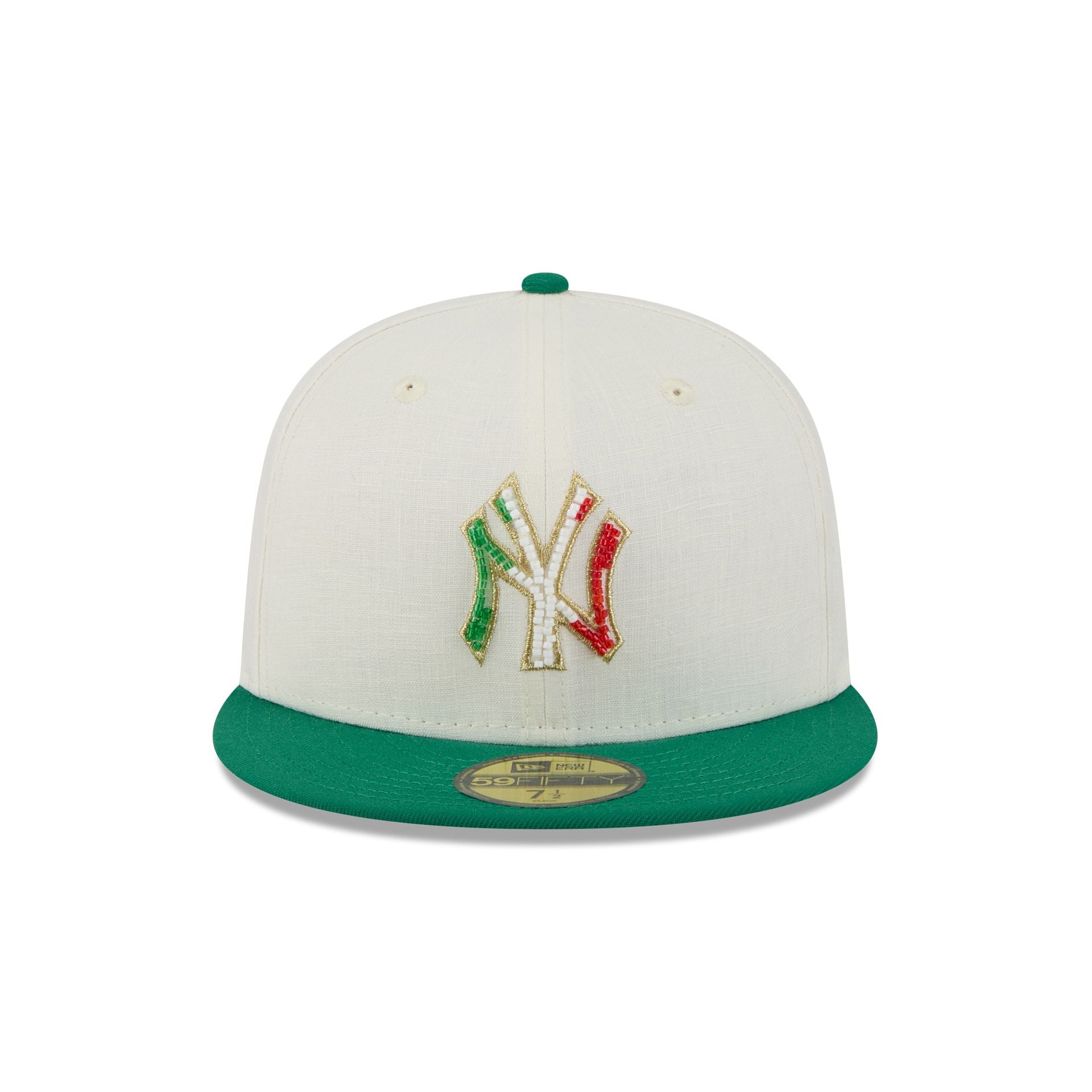 New York Yankees Beaded Linen 59FIFTY Fitted Hat