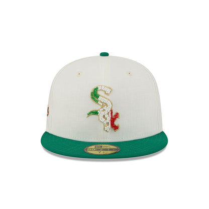 Chicago White Sox Beaded Linen 59FIFTY Fitted Hat