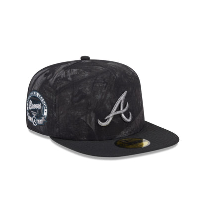 Just Caps Ripstop Camo Atlanta Braves 59FIFTY A-Frame Fitted Hat
