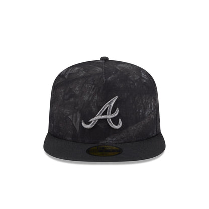 Just Caps Ripstop Camo Atlanta Braves 59FIFTY A-Frame Fitted Hat