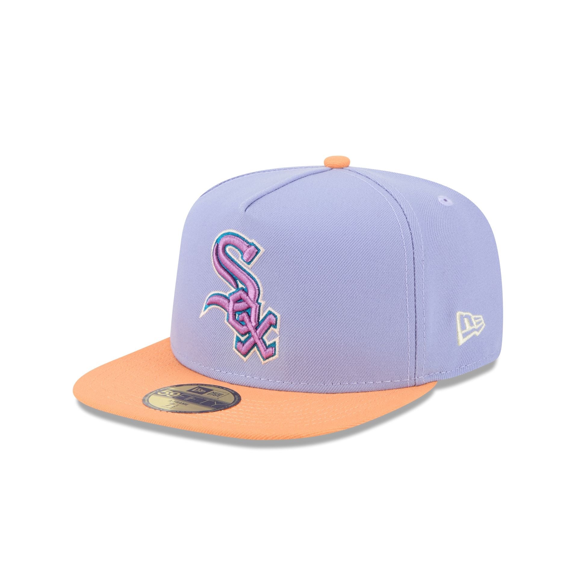 Chicago White Sox Lavender 59FIFTY A-Frame Fitted Hat