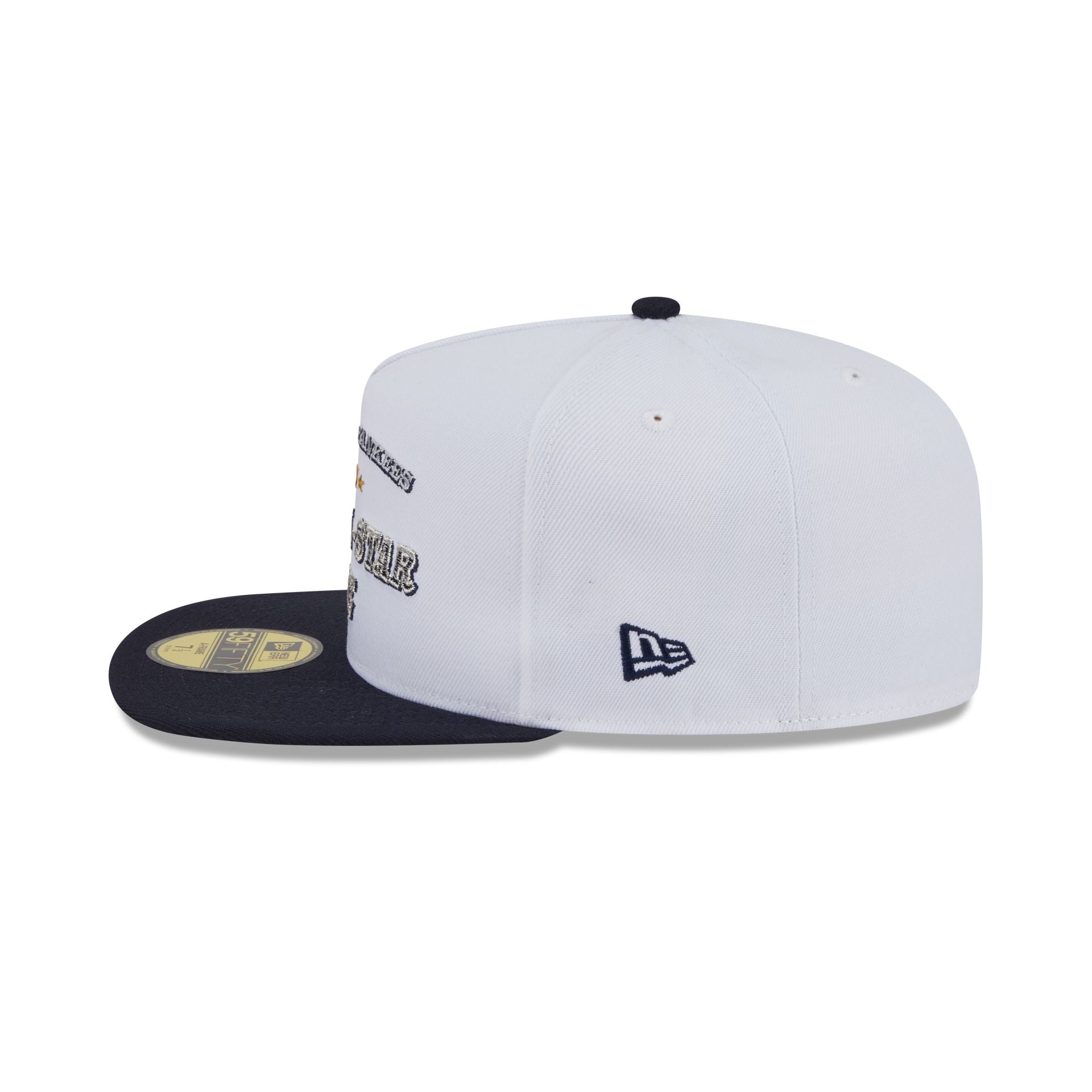 New York Yankees Summer Derby White 59FIFTY A-Frame Fitted Hat