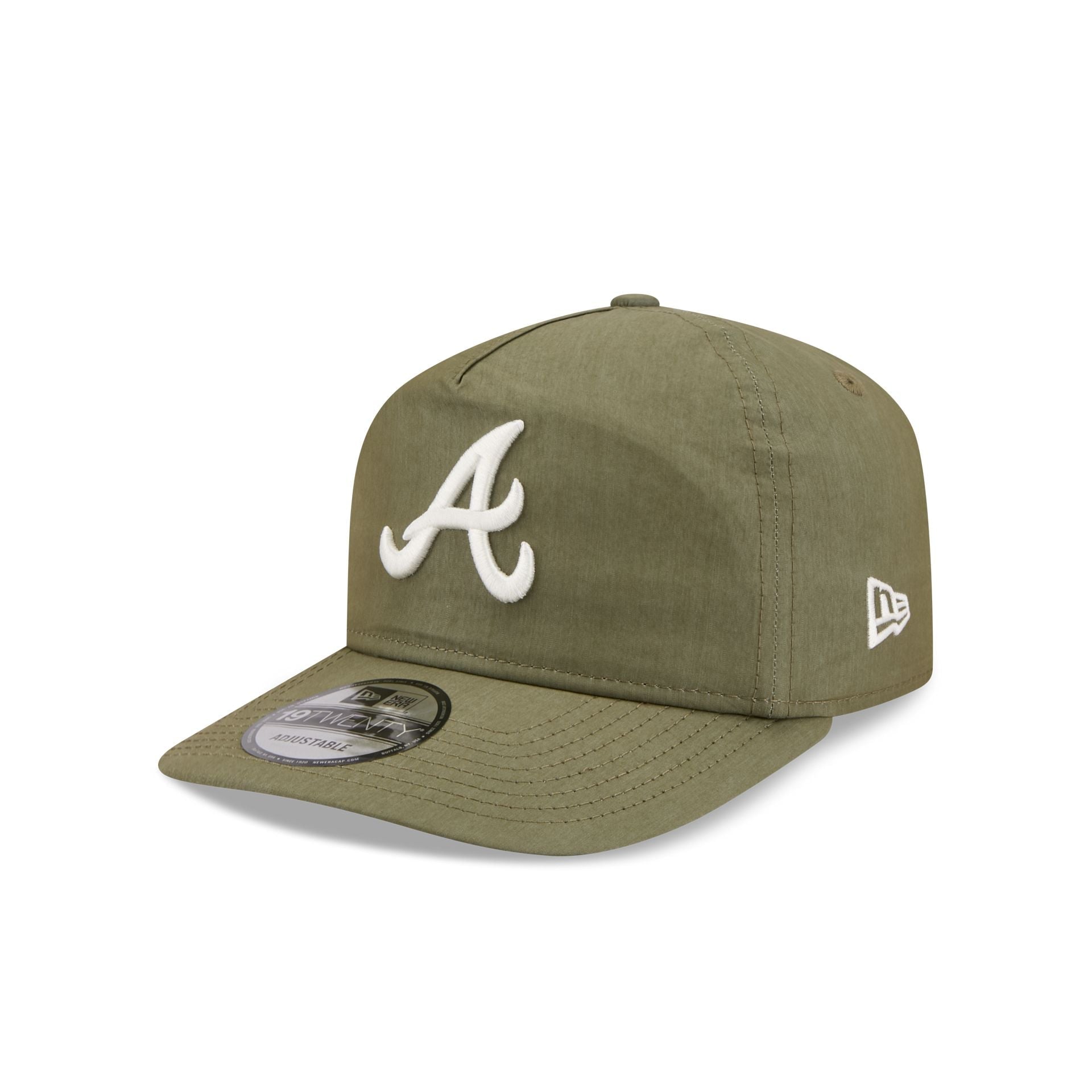 Atlanta Braves Olive Green Nylon 19TWENTY Adjustable Hat