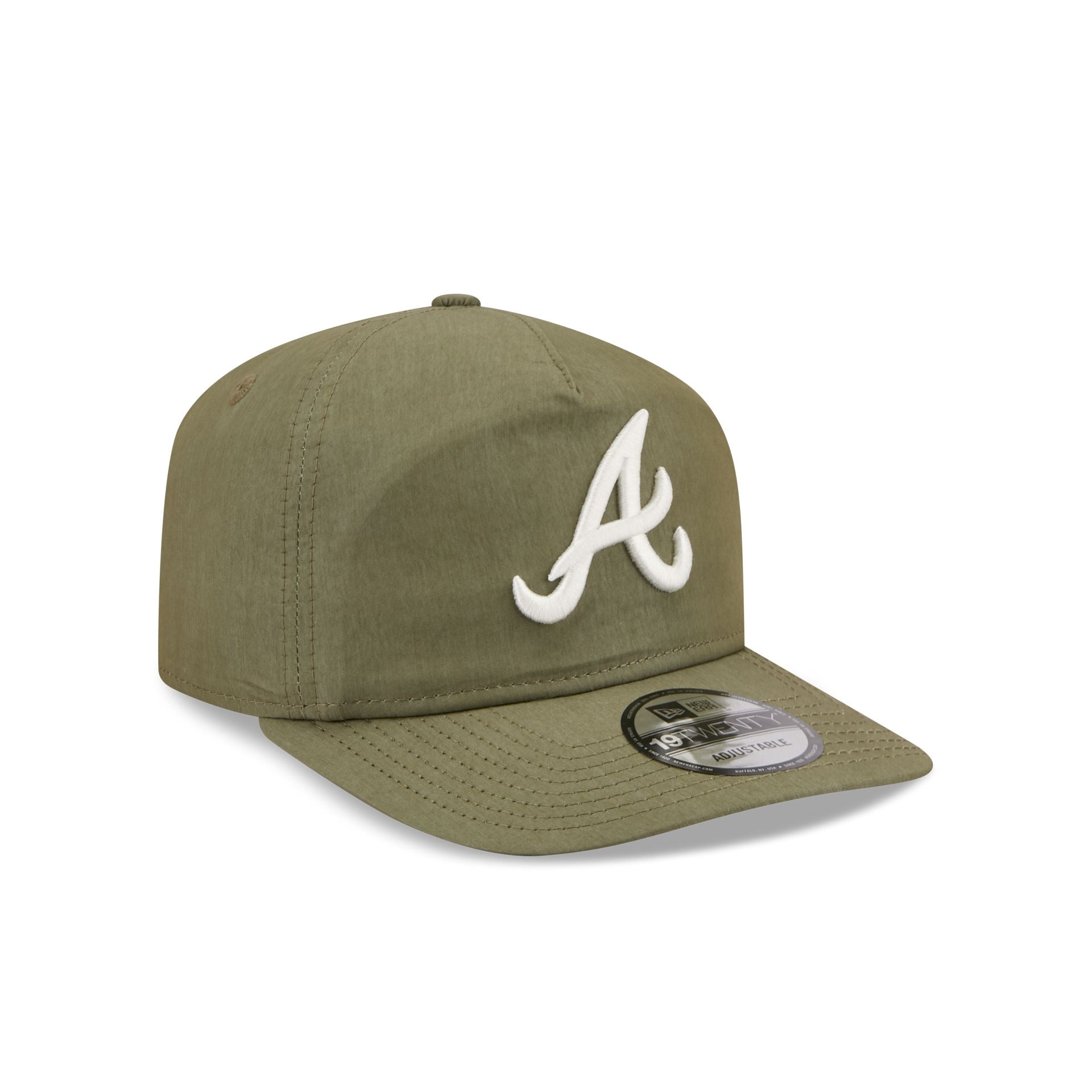 Atlanta Braves Olive Green Nylon 19TWENTY Adjustable Hat