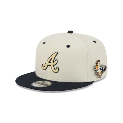Atlanta Braves Mascot Pin 9FIFTY Snapback Hat