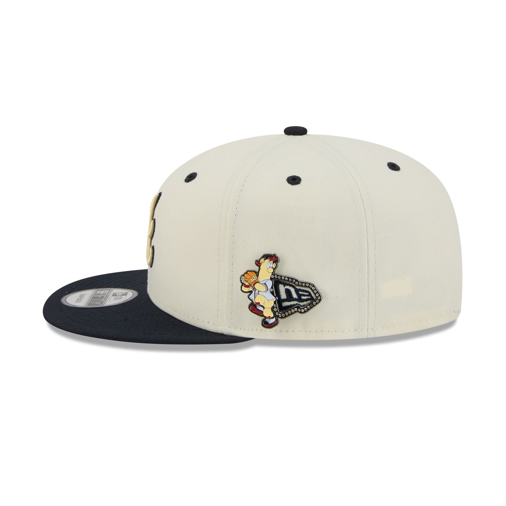 Atlanta Braves Mascot Pin 9FIFTY Snapback Hat