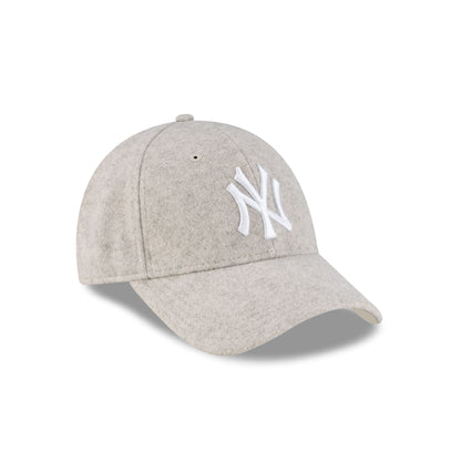 New York Yankees Melton Wool Stone 9FORTY Snapback Hat