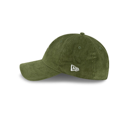 New York Yankees Mini Logo Green Corduroy 9TWENTY Adjustable Hat