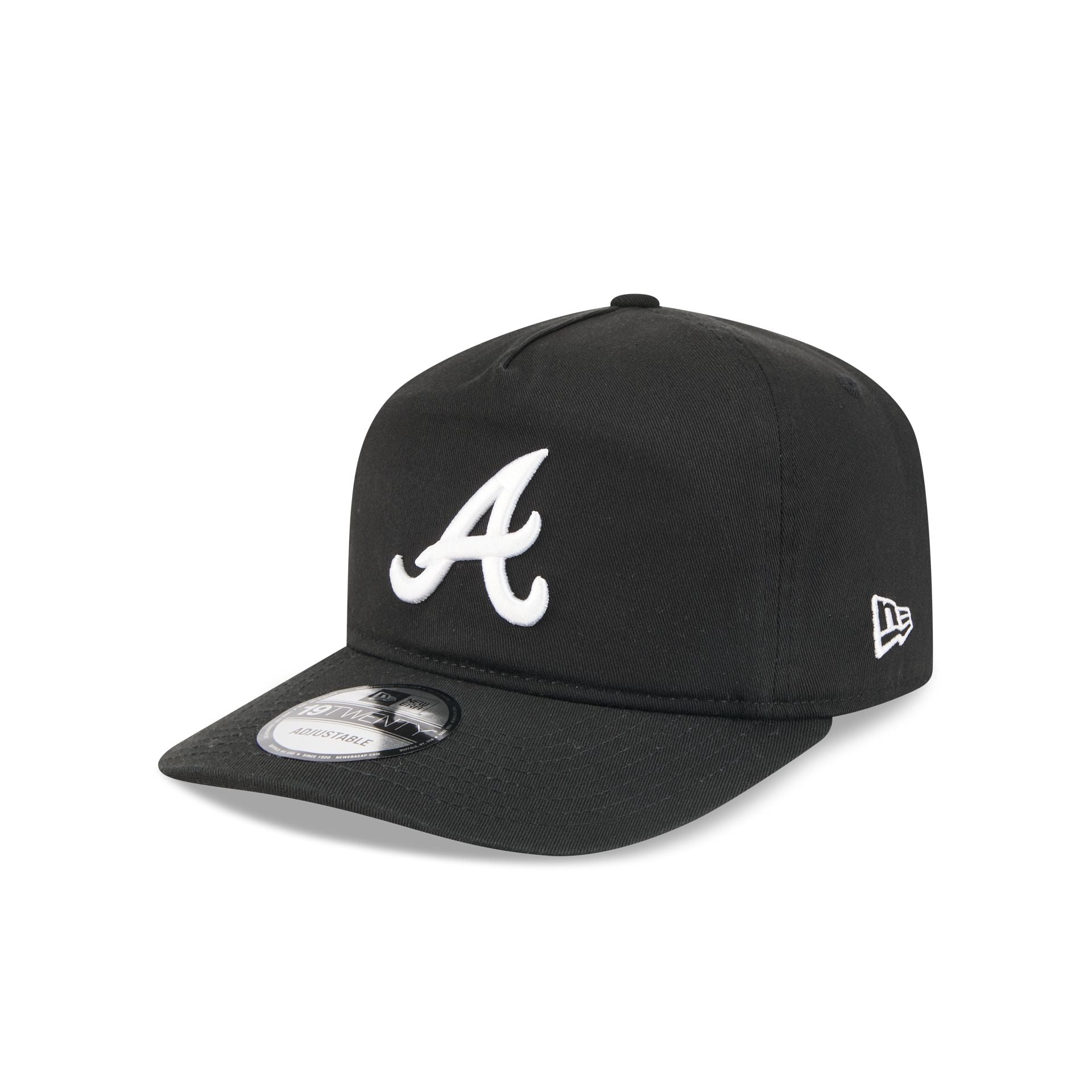 Atlanta Braves Black and White 19TWENTY Snapback Hat