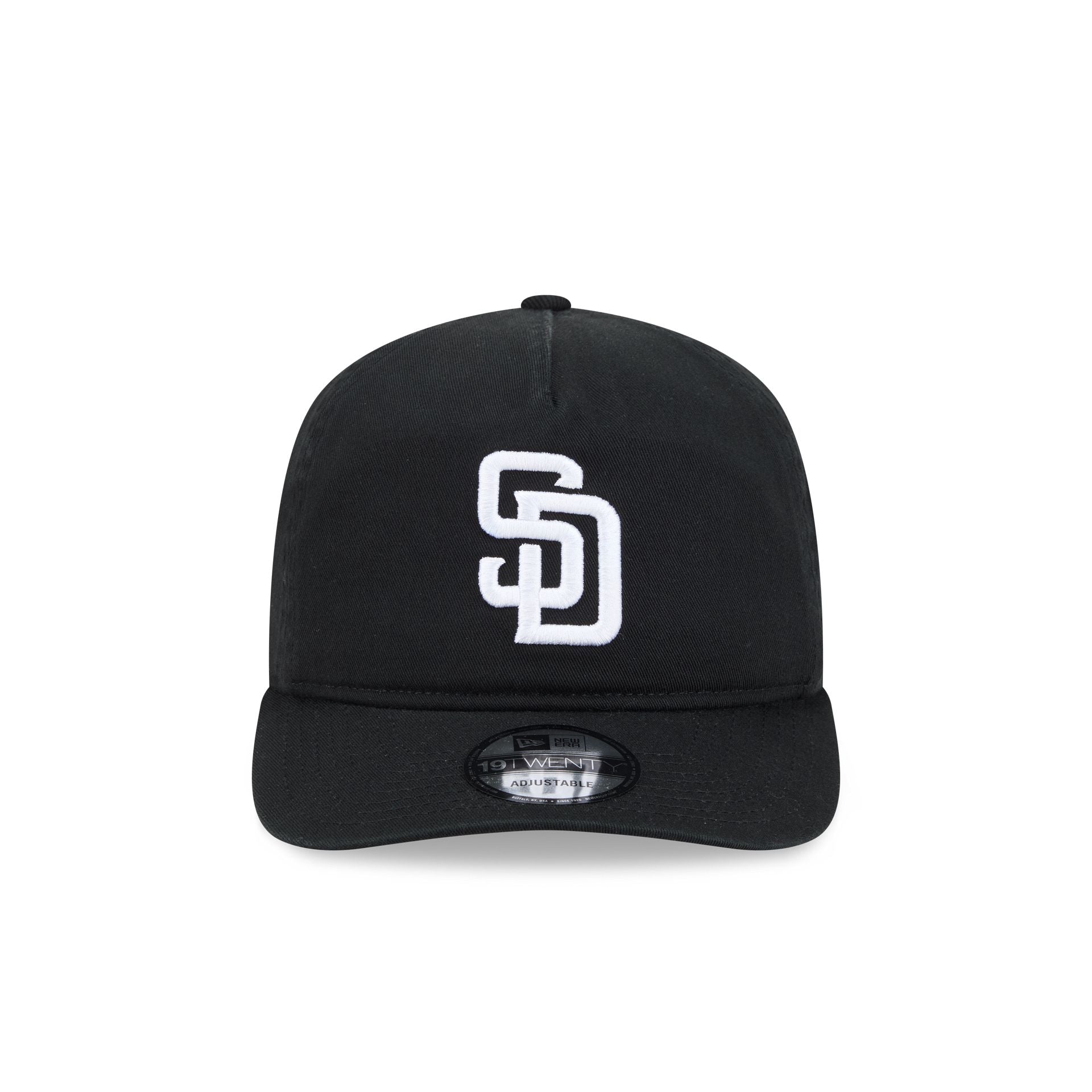 San Diego Padres Black and White 19TWENTY Snapback Hat