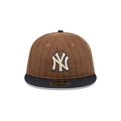 New York Yankees Three Looms Wool Pinstripe Retro Crown 9FIFTY Adjustable Hat