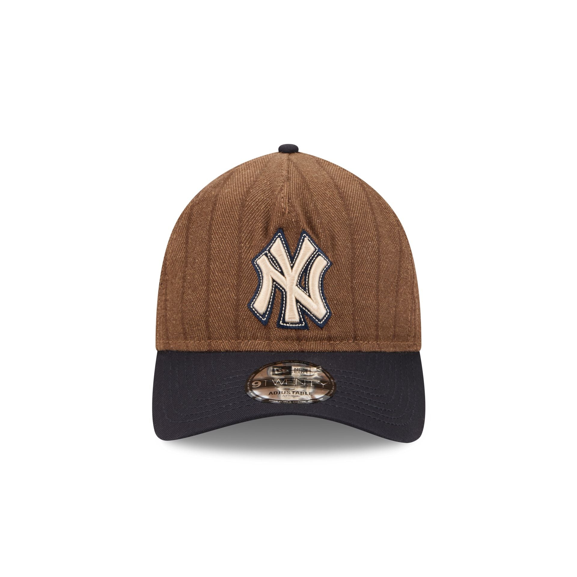 New York Yankees Three Looms Wool Pinstripe 9TWENTY A-Frame Adjustable Hat