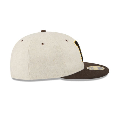 San Diego Padres Wool Letterman Retro Crown 59FIFTY Fitted Hat