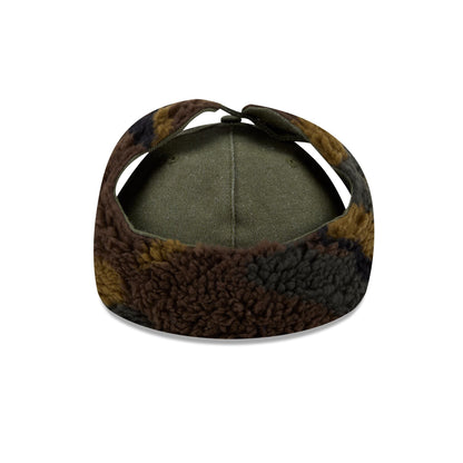 Atlanta Braves Three Looms Cotton Twill Camo Retro Crown Dog Ear 59FIFTY Fitted Hat