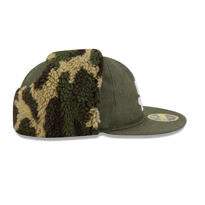 San Diego Padres Three Looms Cotton Twill Camo Retro Crown Dog Ear 59FIFTY Fitted Hat