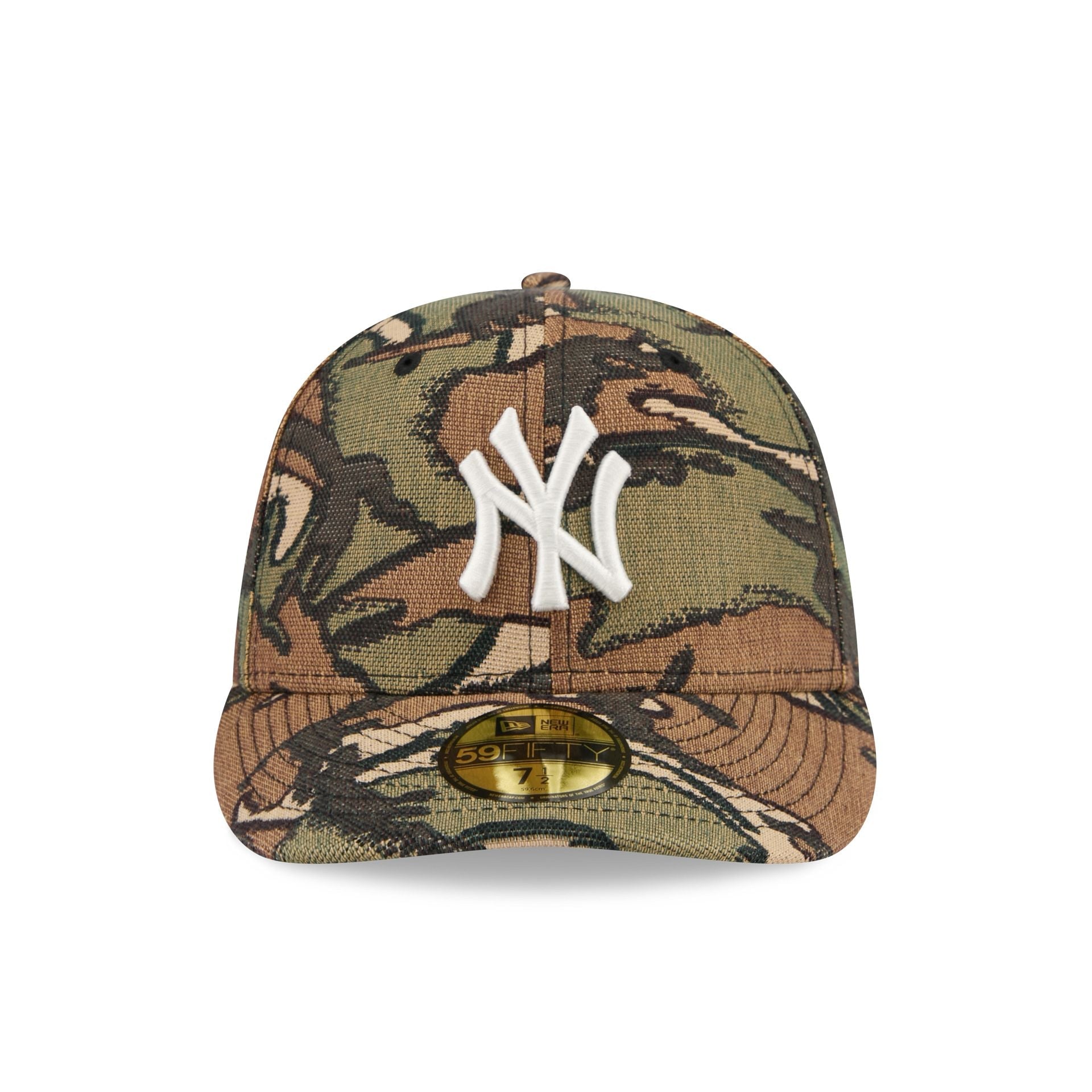 New York Yankees Three Looms Jacquard Camo 59FIFTY Fitted Hat
