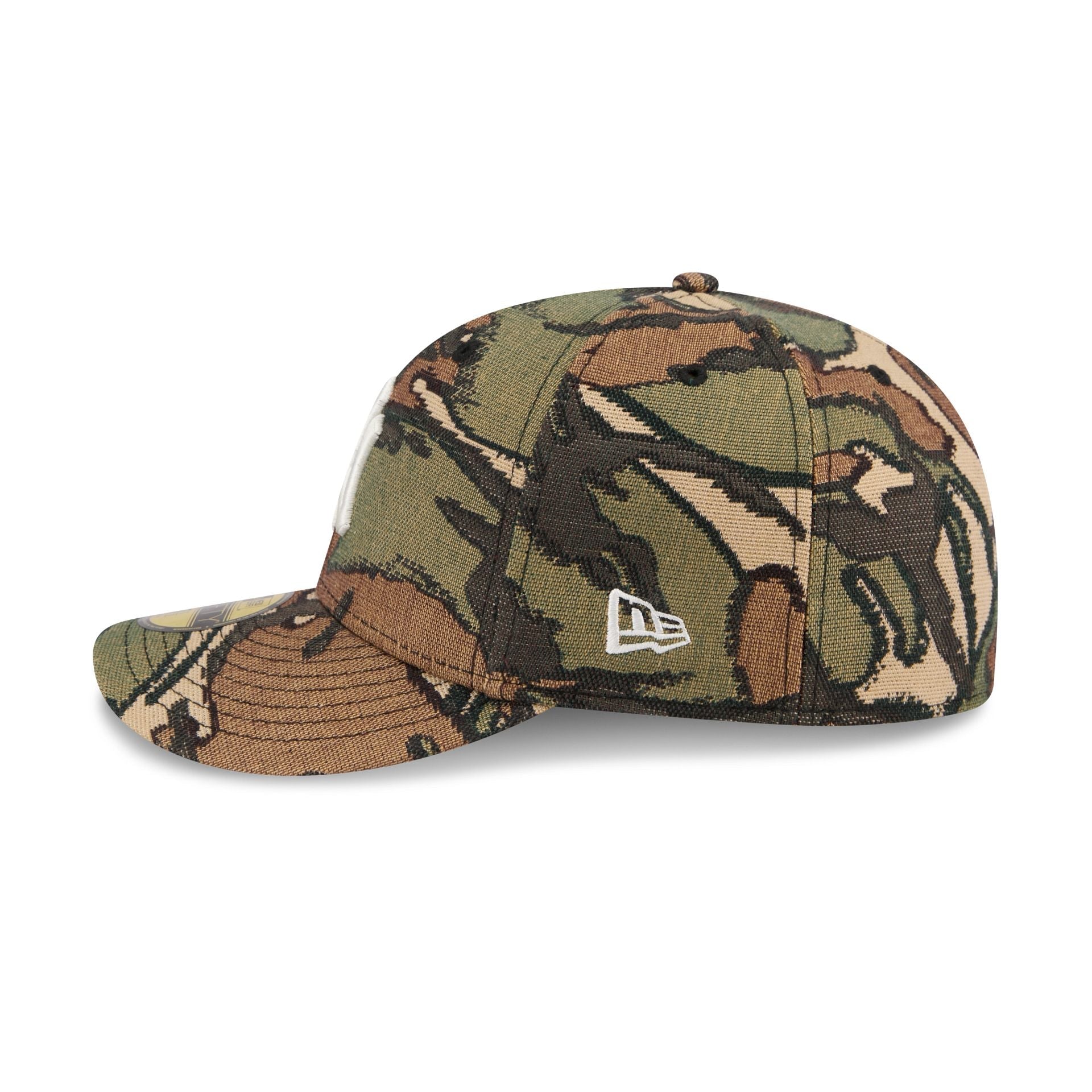 New York Yankees Three Looms Jacquard Camo 59FIFTY Fitted Hat