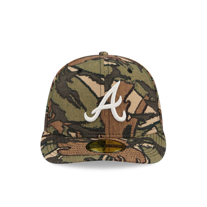 Atlanta Braves Three Looms Jacquard Camo 59FIFTY Fitted Hat