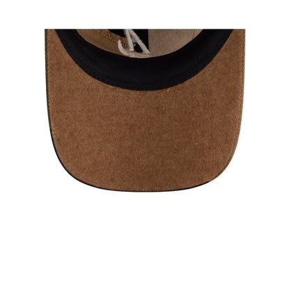 Atlanta Braves Three Looms Cotton Twill Patchwork 9TWENTY Adjustable Hat