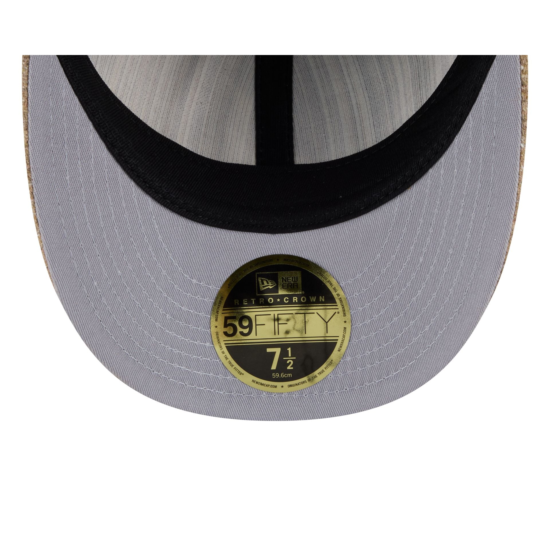 Atlanta Braves Three Looms Vintage Tweed Retro Crown 59FIFTY Fitted Hat