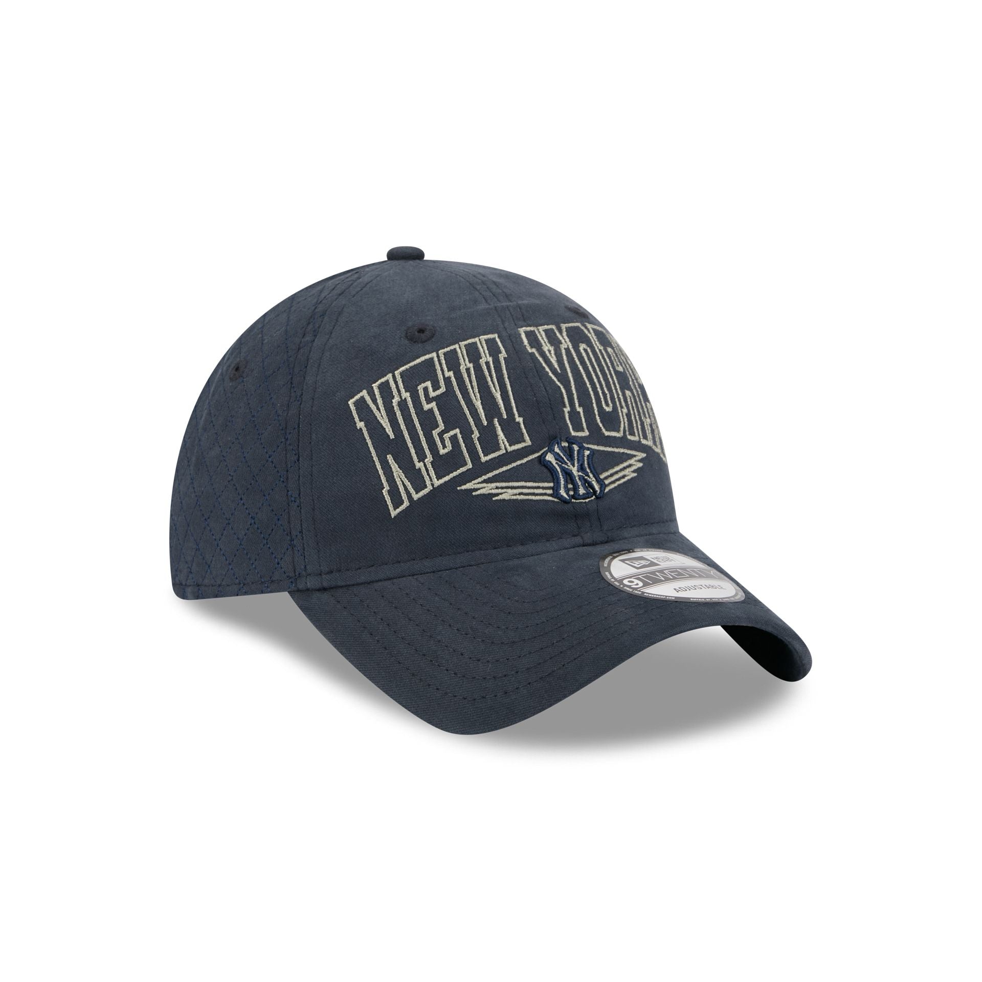 New York Yankees Quilted Wordmark 9TWENTY Adjustable Hat