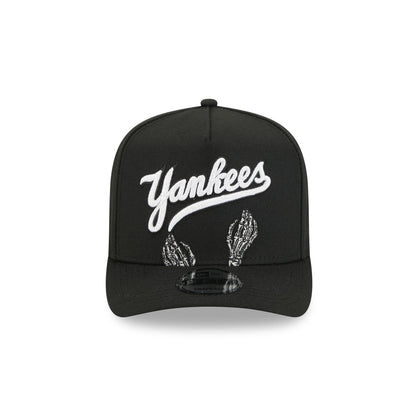 New York Yankees Skeletal Script 9FIFTY A-Frame Snapback Hat