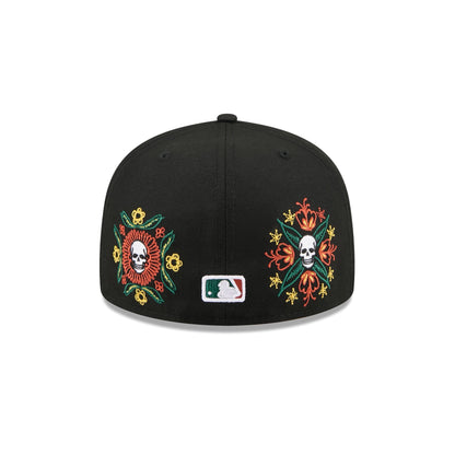 Chicago White Sox Day of the Dead Skull & Flowers 59FIFTY Fitted Hat
