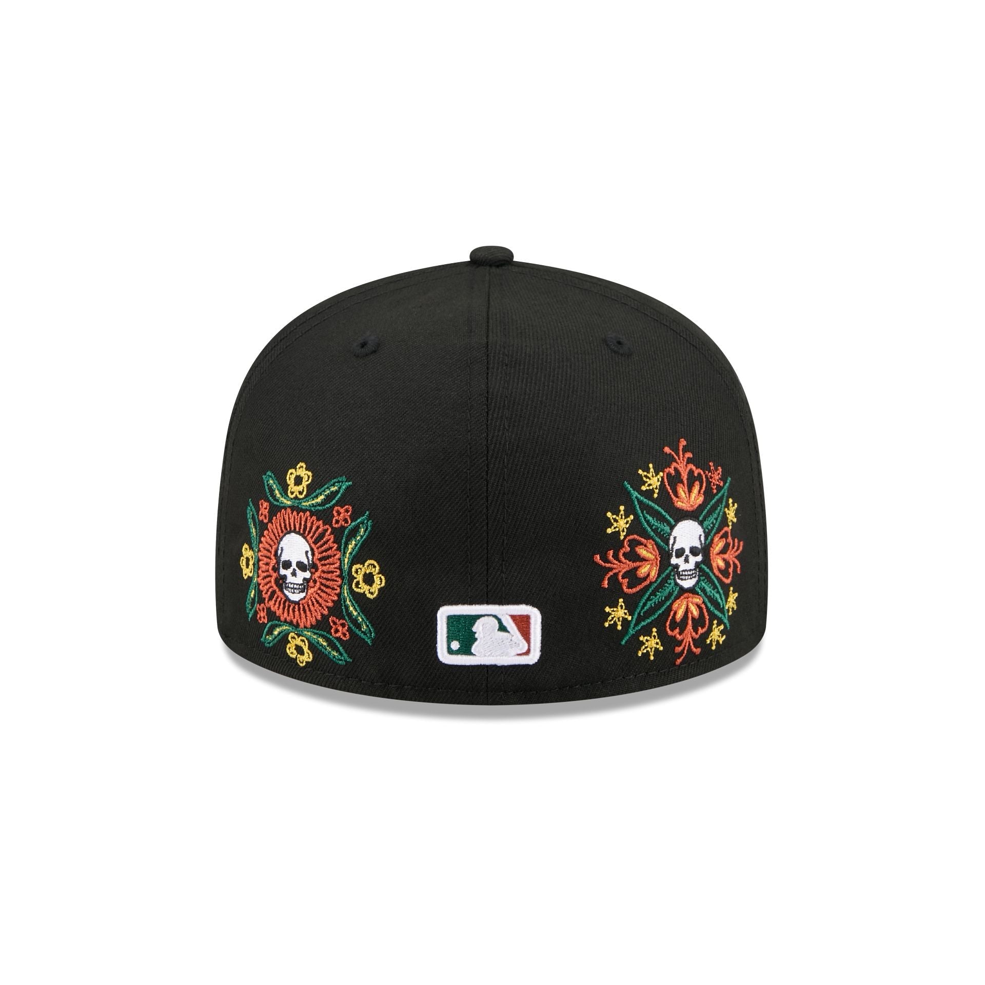 New York Yankees Day of the Dead Skull & Flowers 59FIFTY Fitted Hat